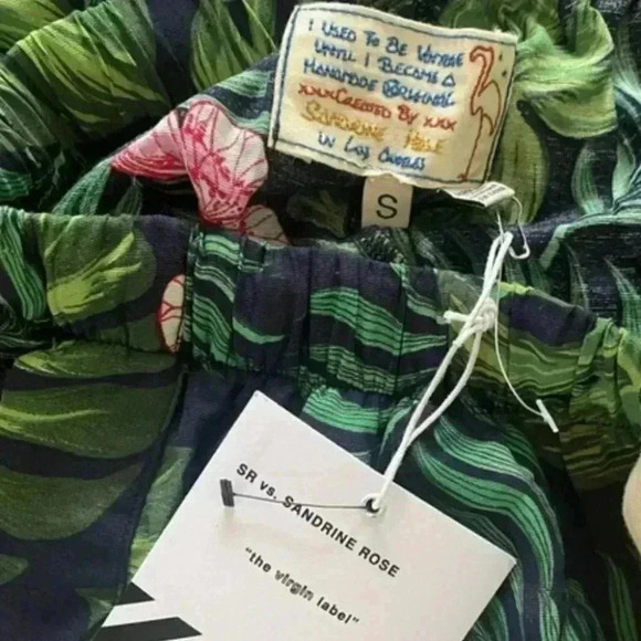 Free People Sandrine Rose Bush Pants Size Small NWT $158 - Picture 9 of 13